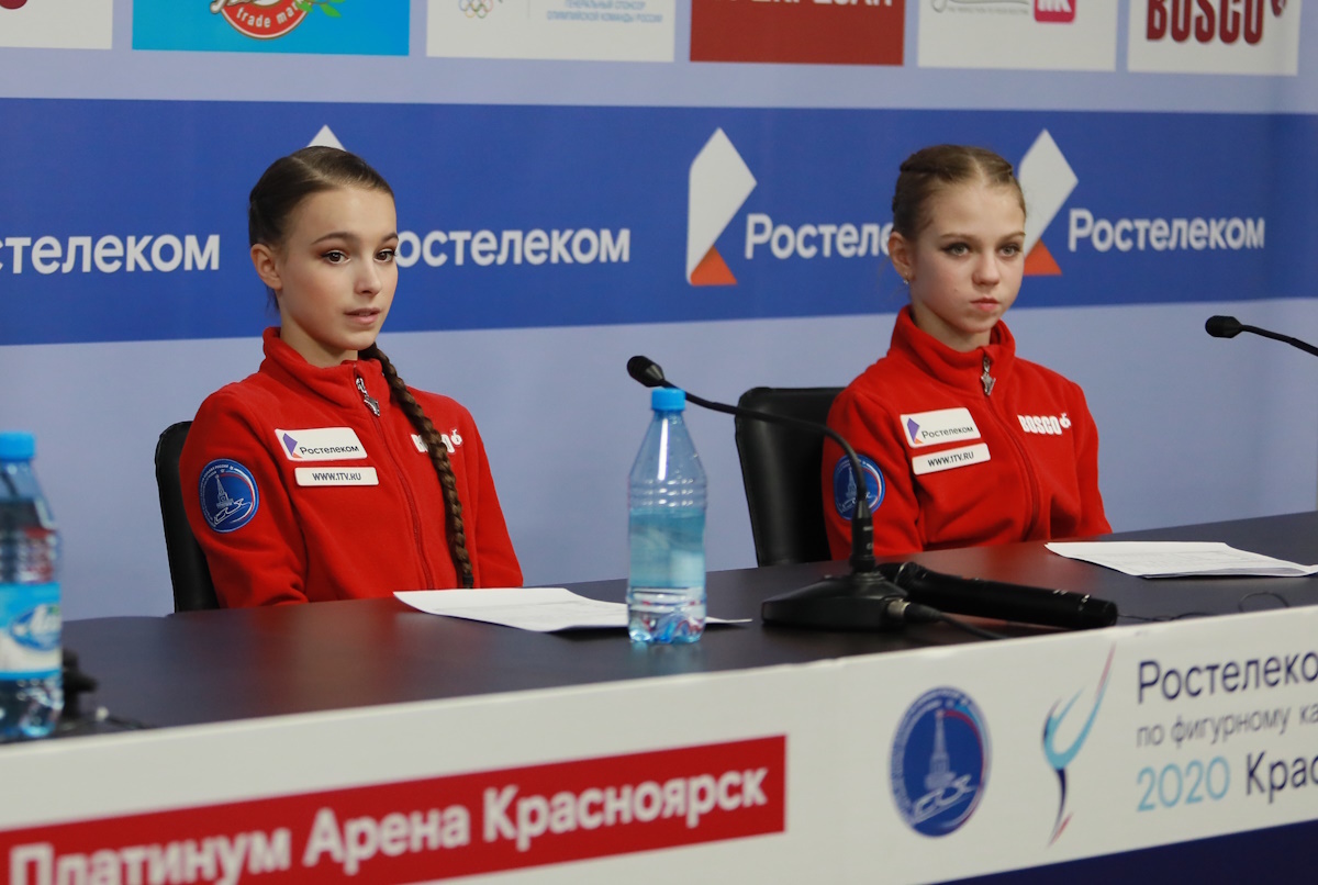 Трусова и Щербакова. Фото: Мария ЛЕНЦ, КП-Красноярск