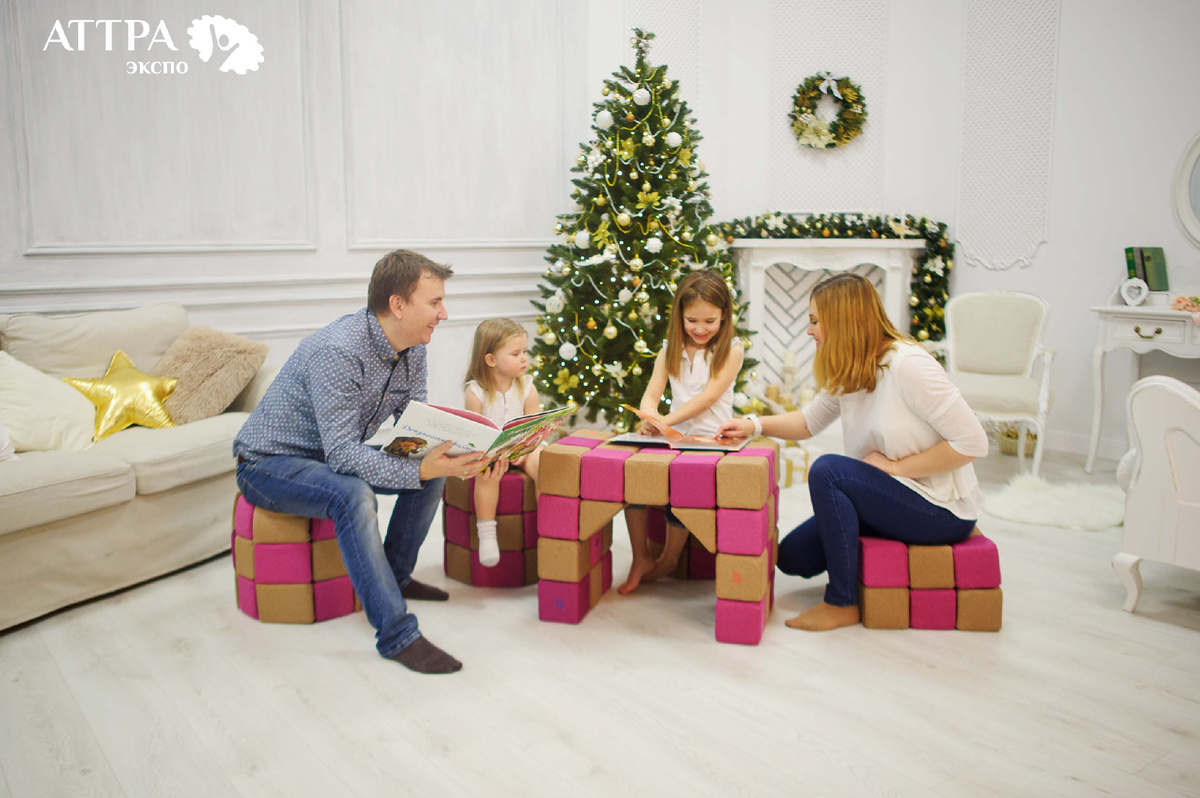 JollyHeap® позволяет развивать фантазию. играя всей семьёй 