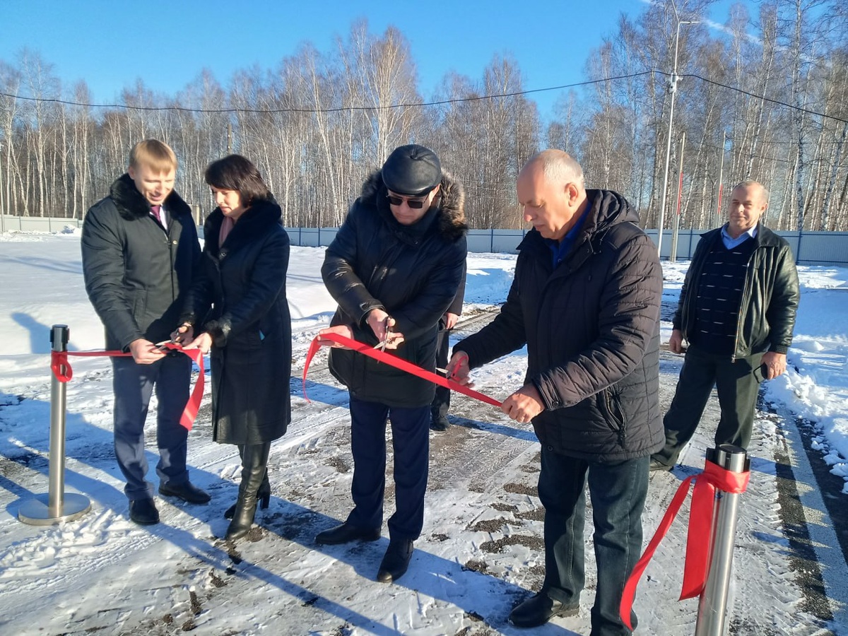     В селе Назаровского района открыли водоочистную станцию