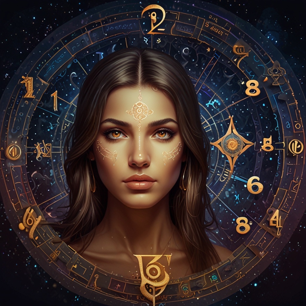 Нумерология. Иллюстрация сгенерирована нейросетью