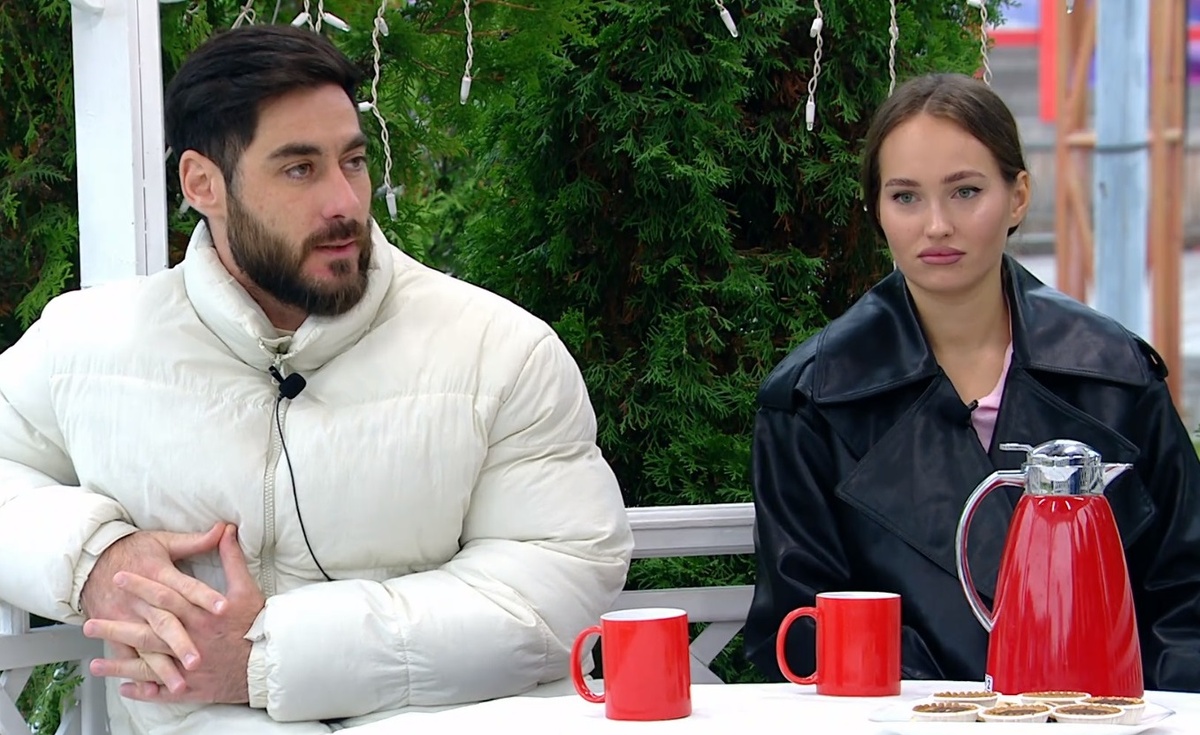 Тигран и Вика Салибековы (фото из эфира на «Okko»)