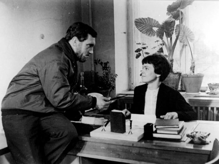 Фото со съемок фильма «Короткие встречи» (1967). Кинопоиск.ру.