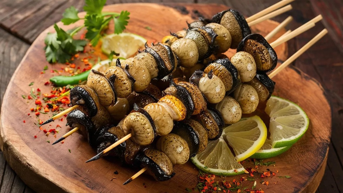 Блюдо из личинок жука-учаса