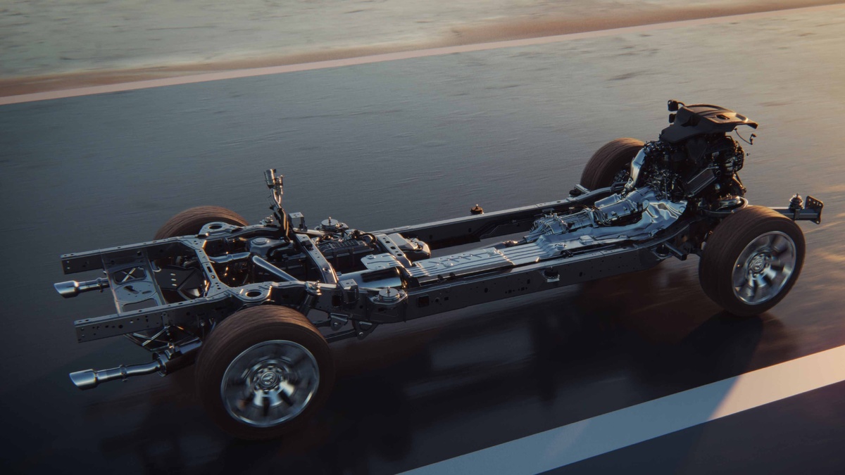 Универсальная платформа «STLA Frame» предназначена для создания на ней следующего поколения полноразмерных, рамных, легких коммерческих автомобилей, пикапов и внедорожников.