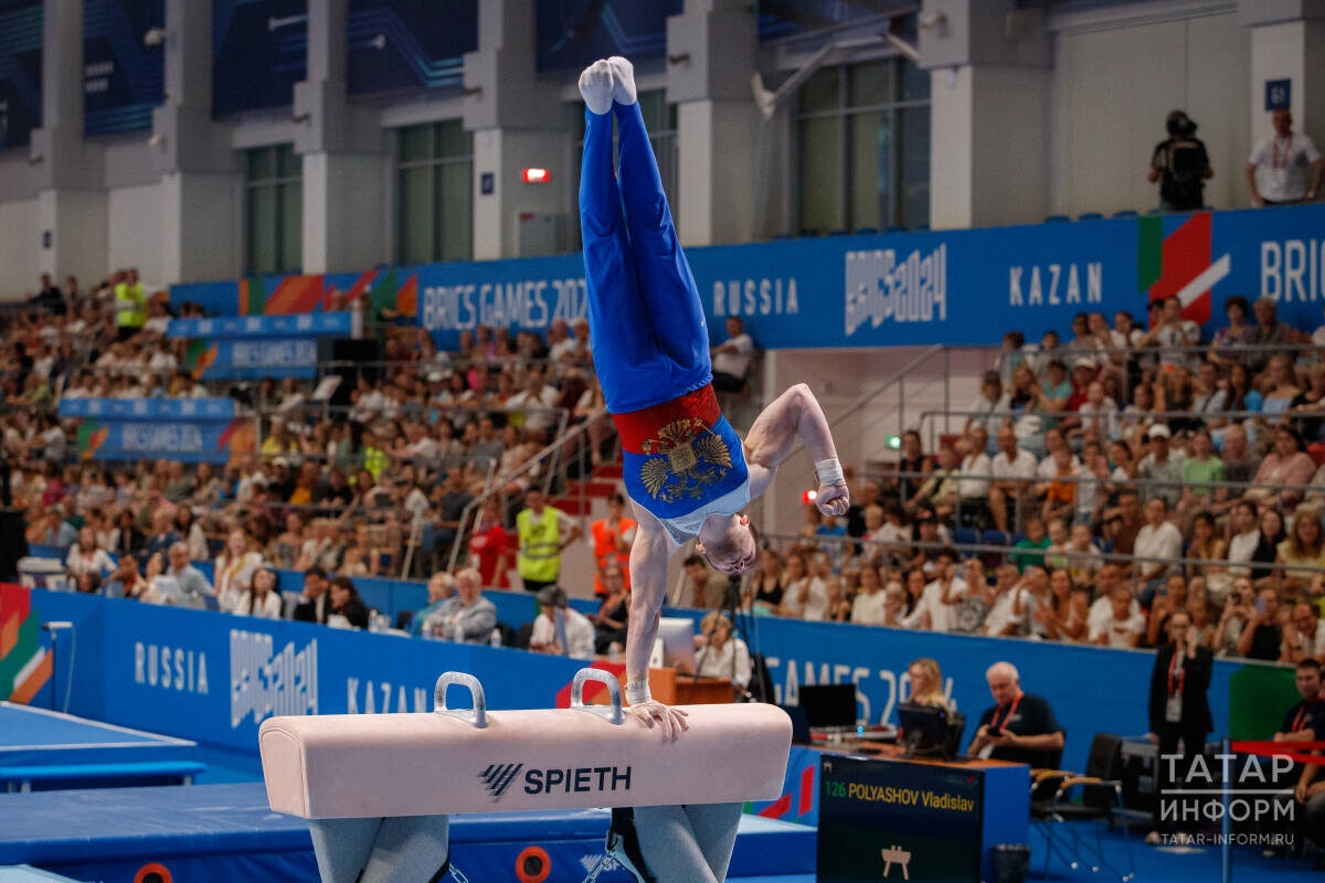 ​«Соревнования на Играх БРИКС, учитывая тот факт, что они прошли в первый раз, очень перспективные. По поводу конкуренции – наверное, мы ее сильно не ощутили». Фото: © Владимир Васильев / «Татар-информ»