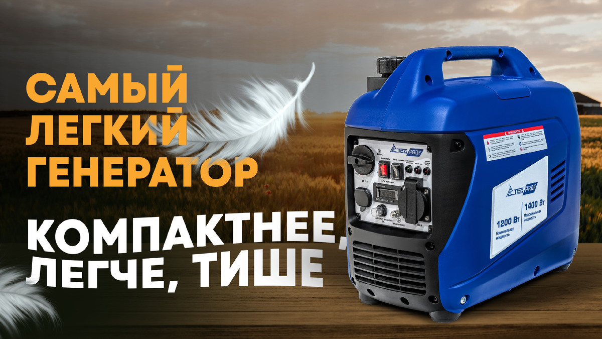 Бензиновый инверторный генератор TSS SGG 1400Si