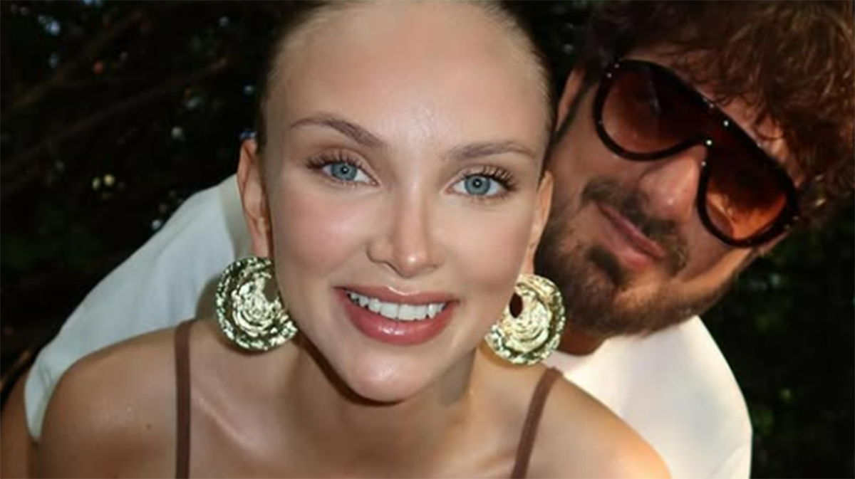 Курбан Омаров и его беременная жена Валерия. Фото: соцсети Валерии Омаровой