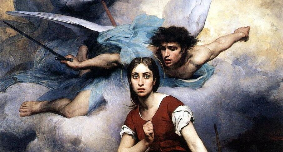    «Явление архангела Михаила Жанне д’Арк», Эжен Тирион / Википедия