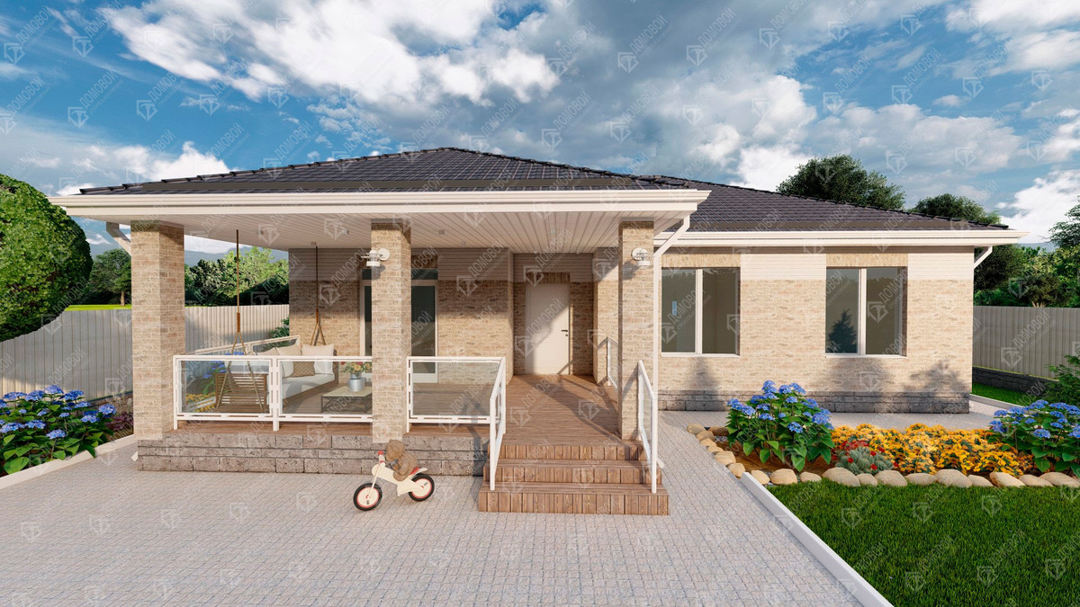 Проект разработан архитектором ООО "СК "Домовой" (г. Краснодар)