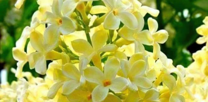 Сирень Примроуз (Primrose), необычность кустарника в том, что его соцветия имеют желтую окраску