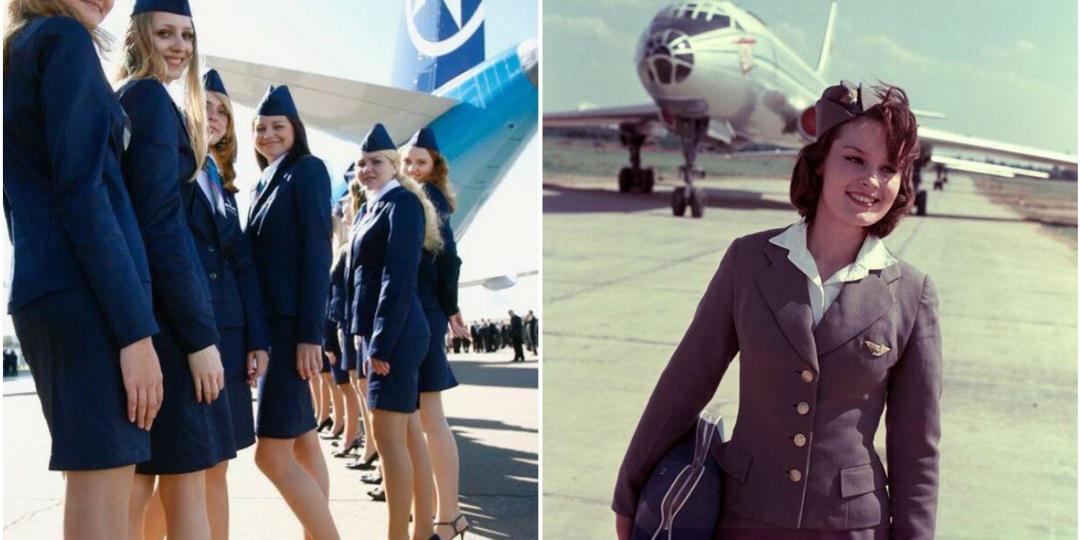Красота советских стюардесс (12 ярких фото эпохи)