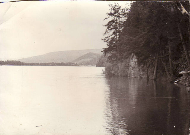 Иманграканский участок до строительства насыпи под железную дорогу. Река Олёкма. 