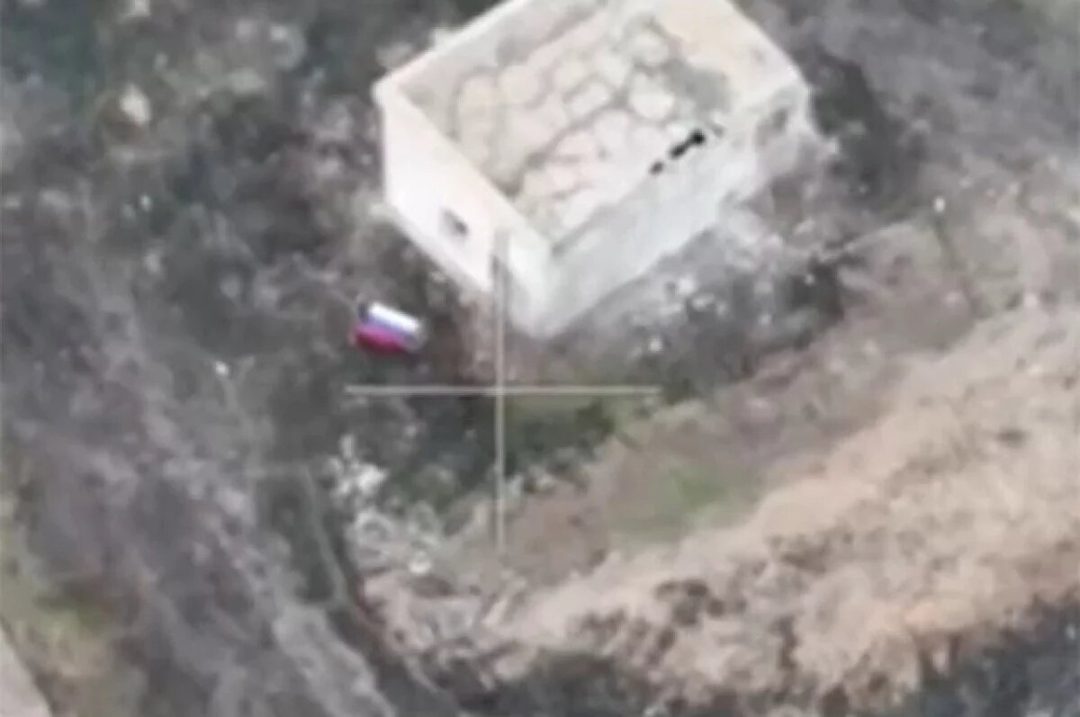    Флаг РФ взвился над городом Курахово.