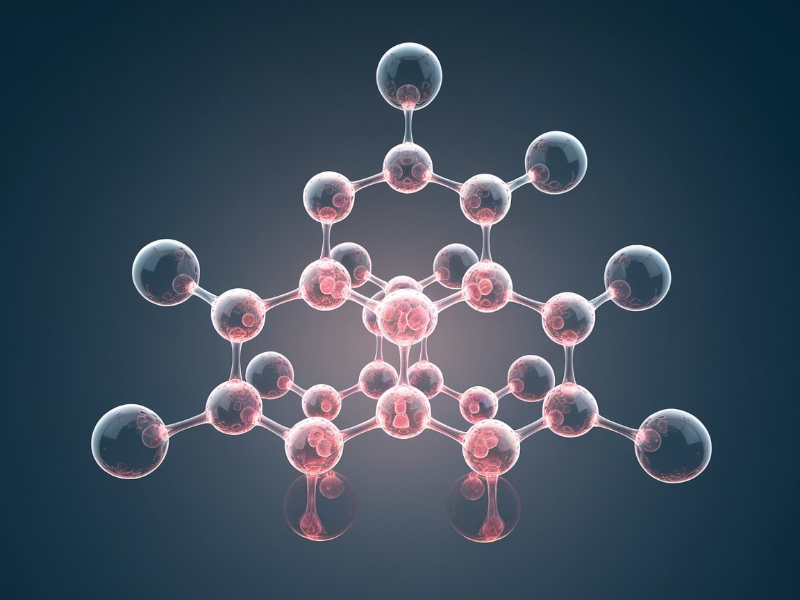 Молекулы озона (O₃)