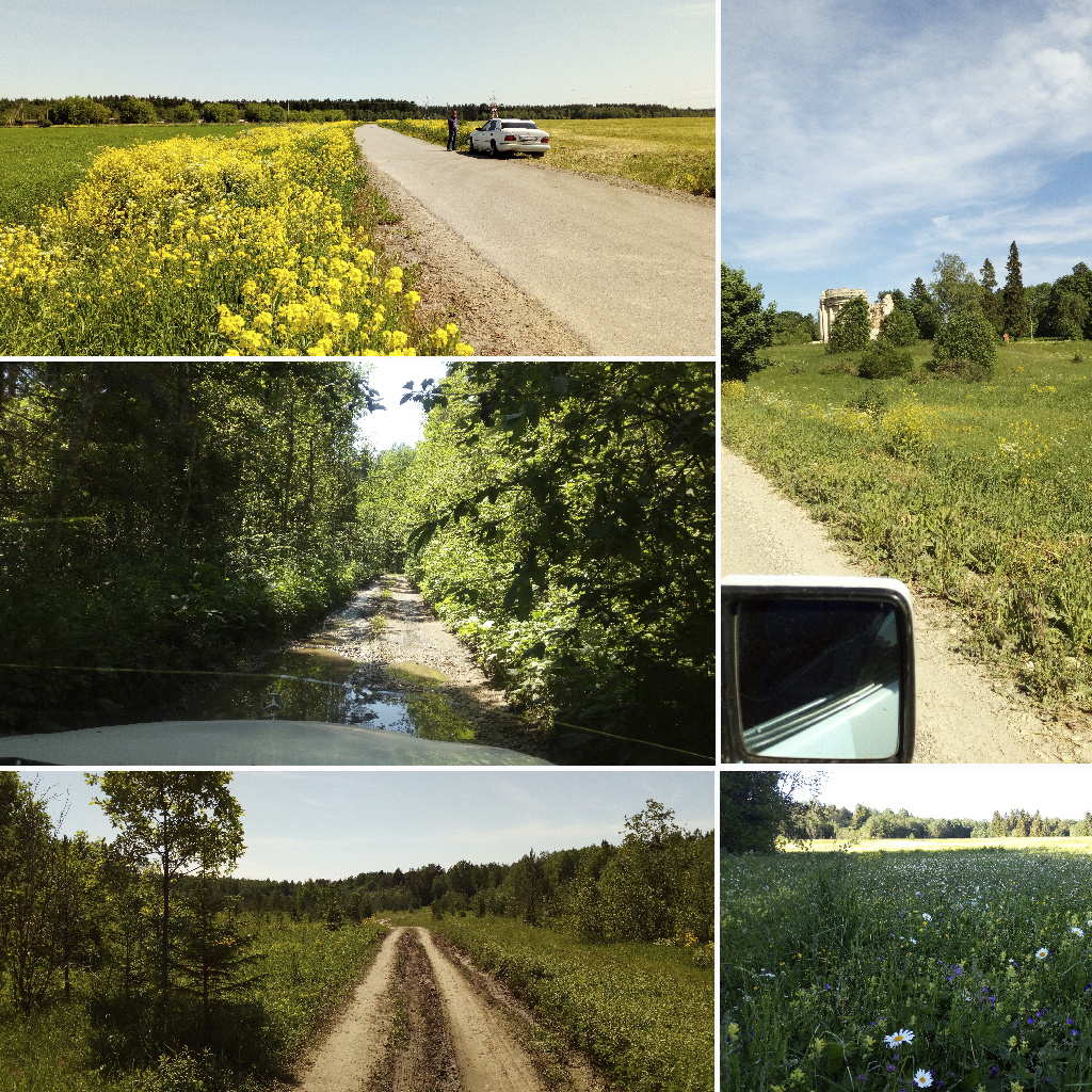 по дороге в пос. Пятая гора, к церкви Святой Троицы