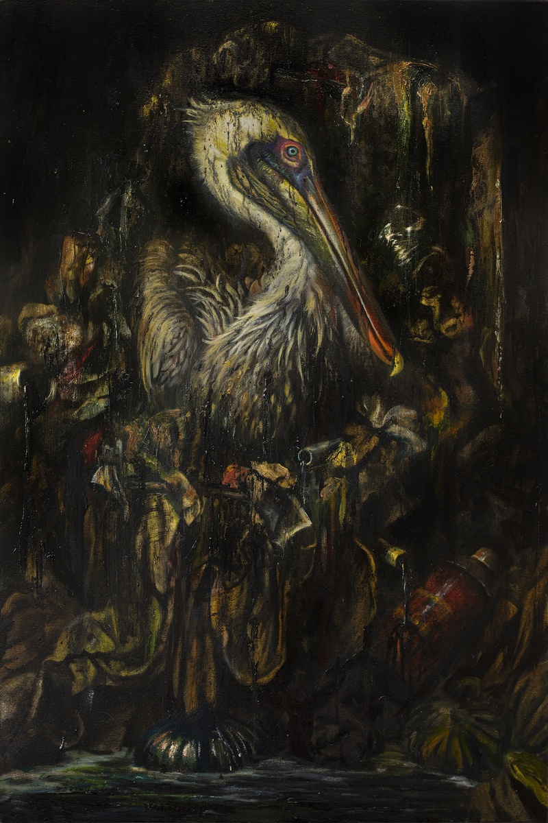 «Смазка» 2024 г. Масло на холсте
92 x 86 см, 36 x 34 дюйма