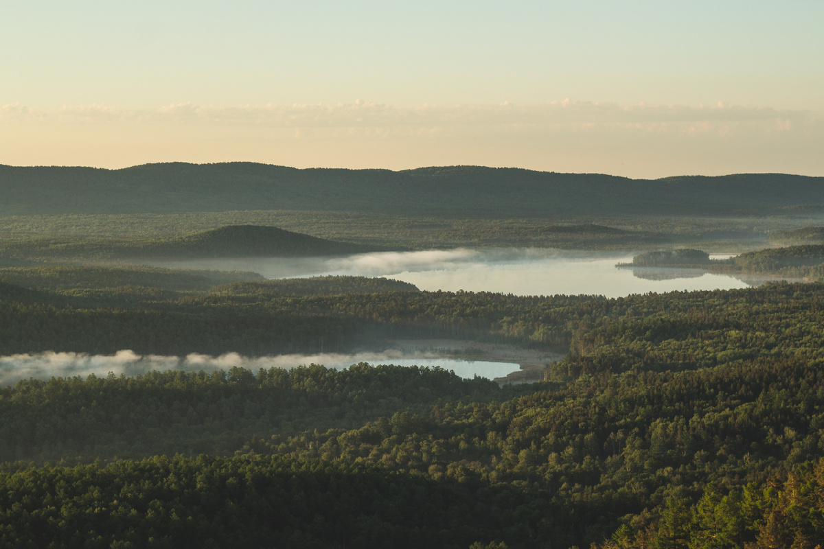 Рассвет на Аракульском шихане, Южный Урал
