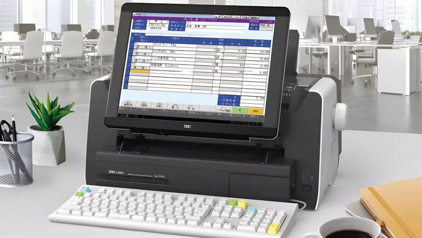Jimucon SJ-9500 — компьютер с принтером внутри от Toshiba / Дзен.Уловка-32 / Изображение из ОИИ