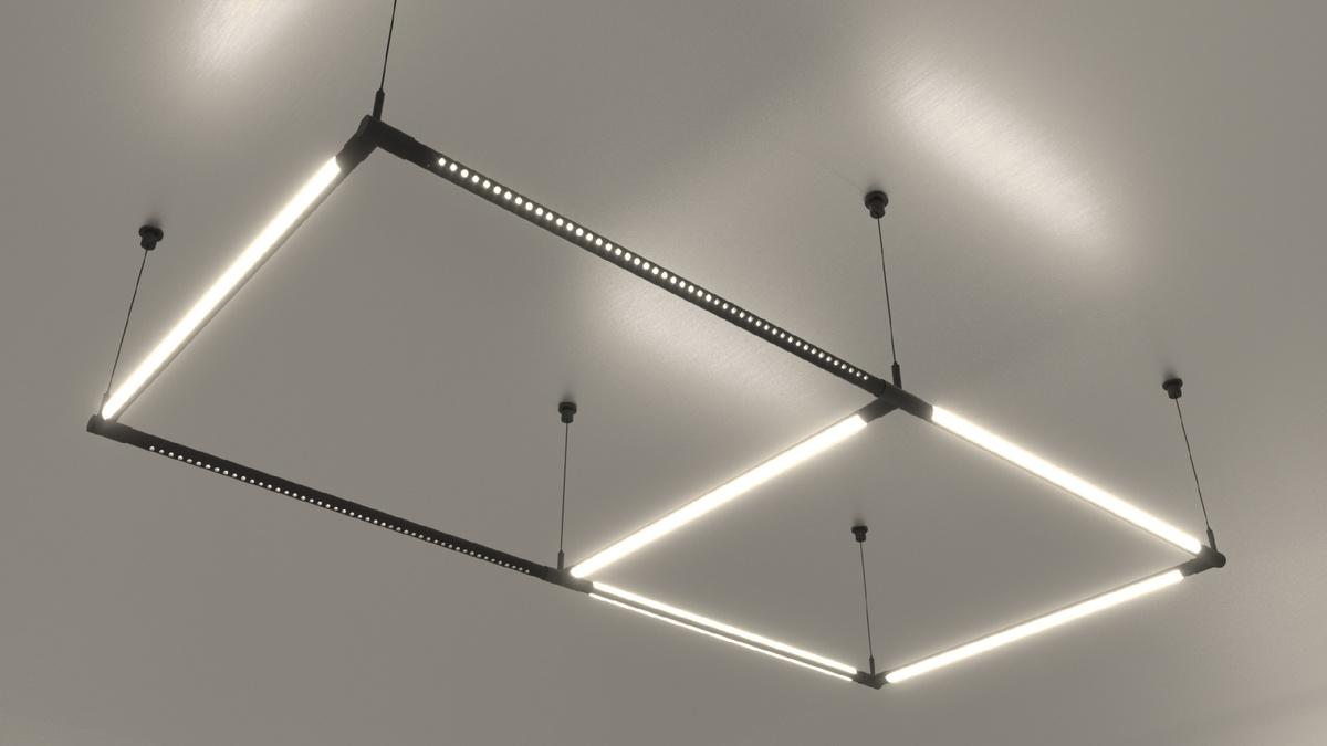 Модульная система освещения TECHNO бренда ST LUCE