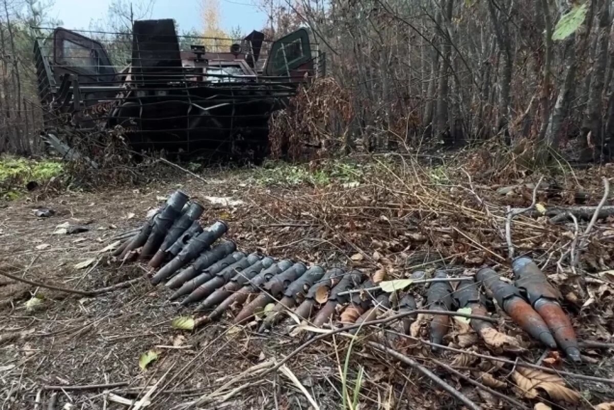    Разбитая техника ВСУ.