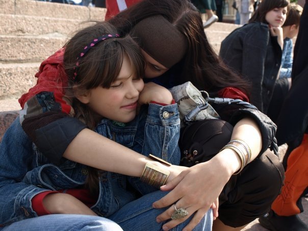 Я  и старшая дочь Арина. 2008 год