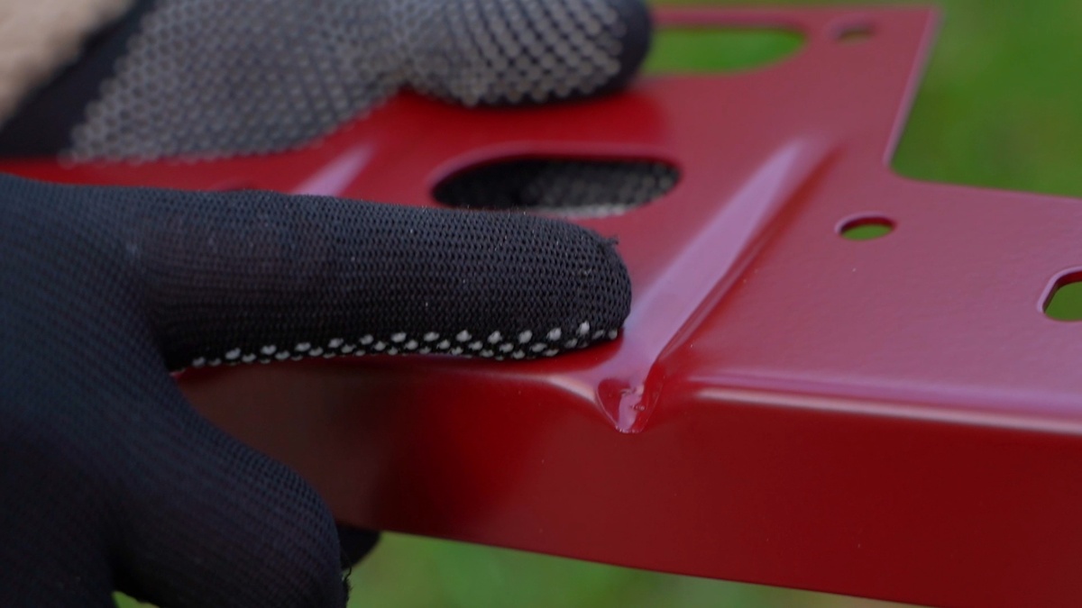 ребра жесткости трапецевидного кронштейна BORGE 