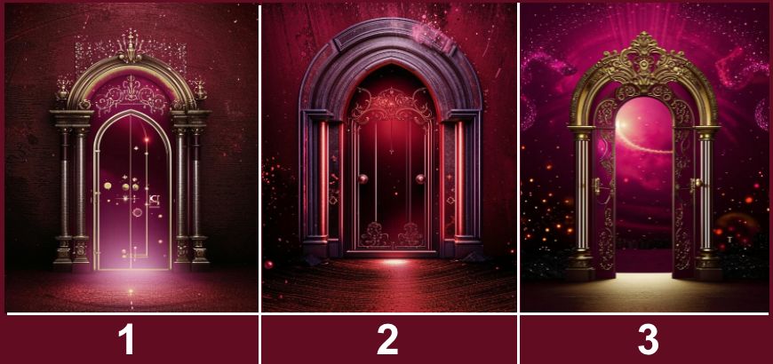 Выберите дверь  