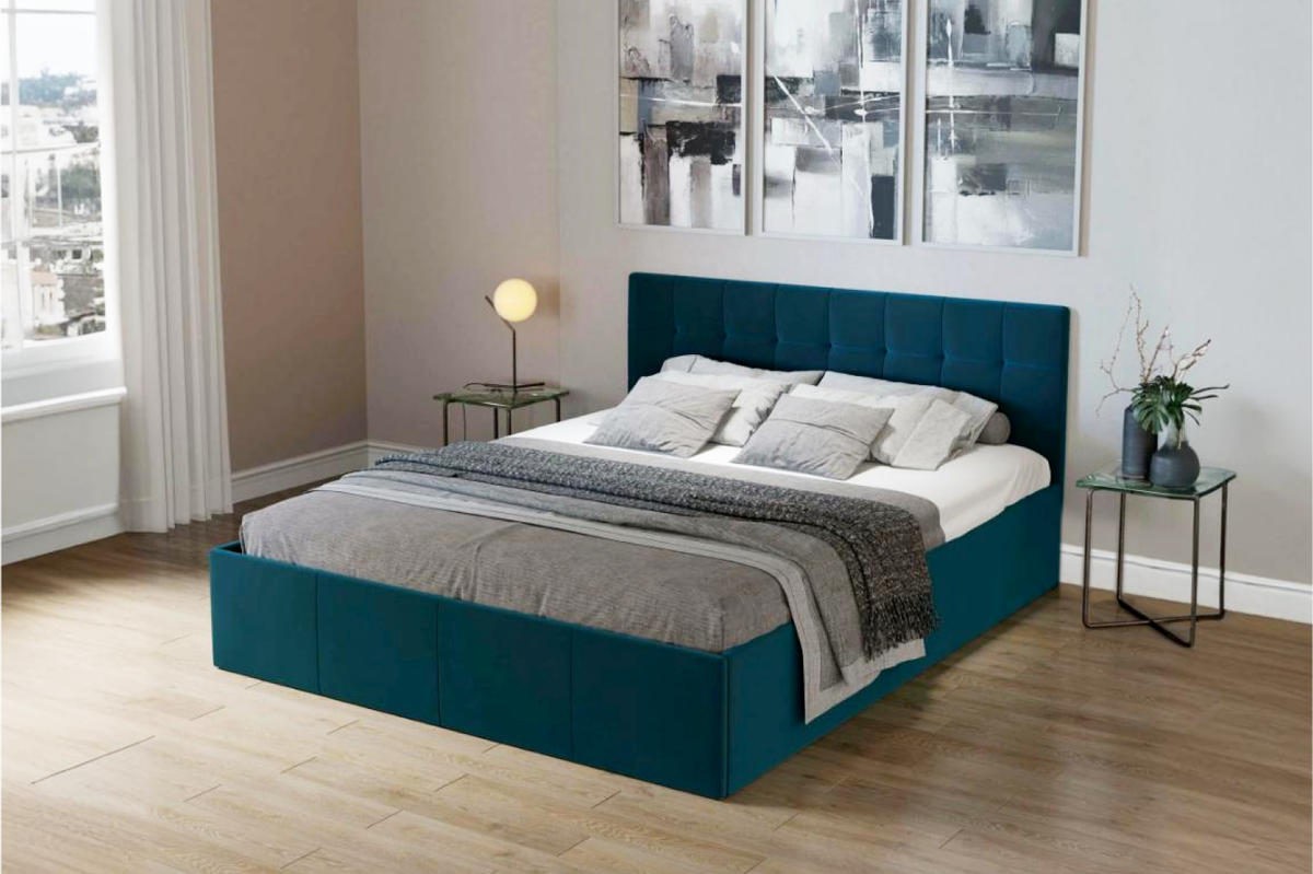 Двуспальная кровать «Эмбер» — 30 499* рублей. Код для поиска на сайте Home24 — 717723.