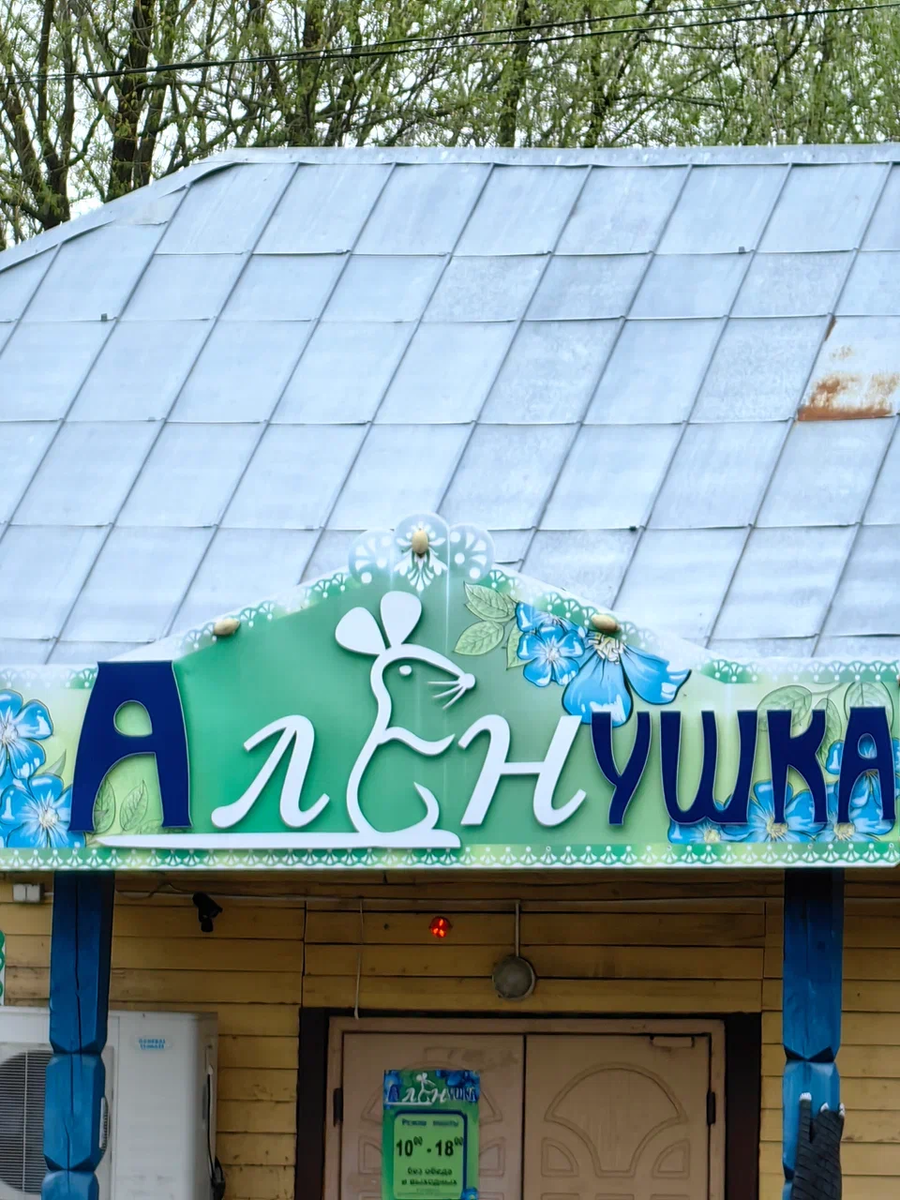 Магазин «Алёнушка» – тоже с мышкой!
