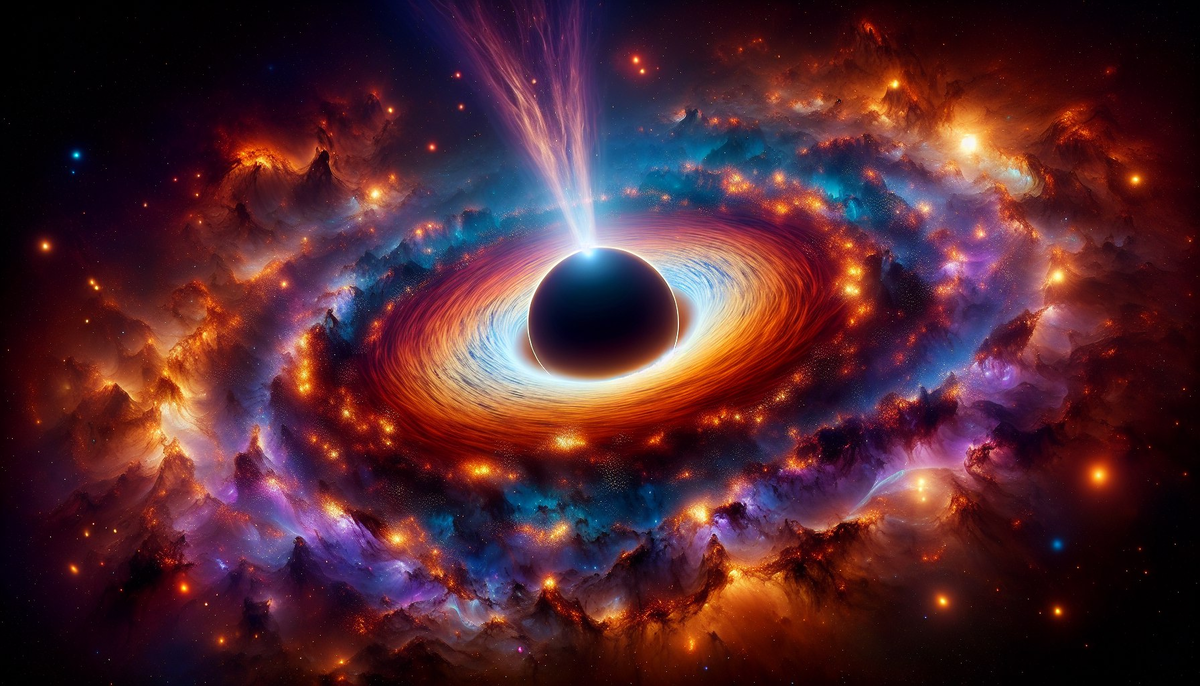 Квазар, иллюстрация. Фото из интернета