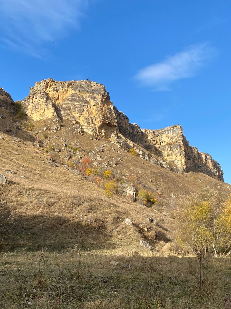 Скалы левого борта Березовской балки