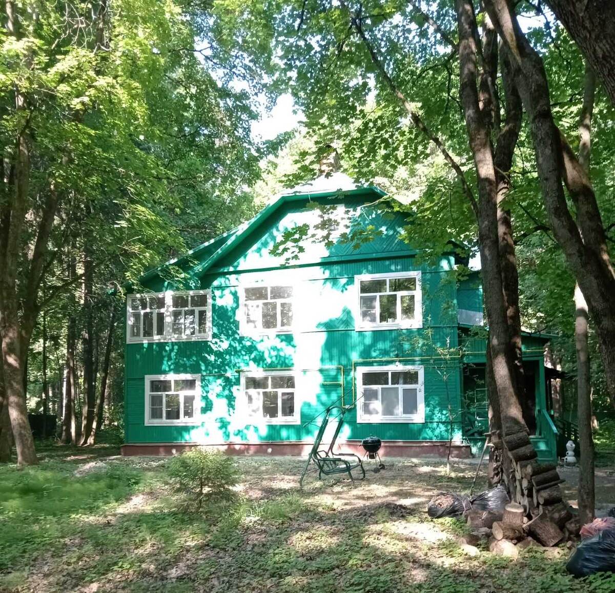 Дом до пристройки веранды