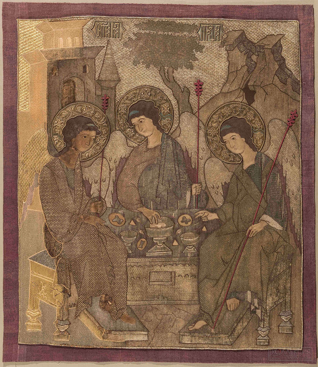 Икона. Троица Ветхозаветная. ГРМ