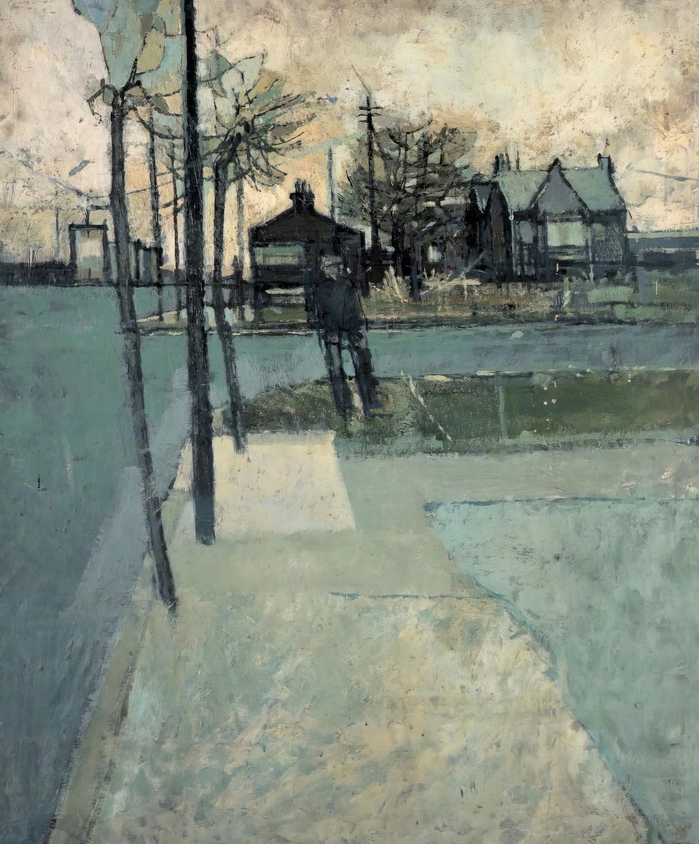 Дэвид Хокни. "Пейзаж" (1956)