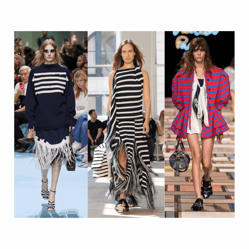 Prada, Proenza Schouler, Louis Vuitton, Rabanne, Dior, Chanel. Источник изображения:  hips.hearstapps.com