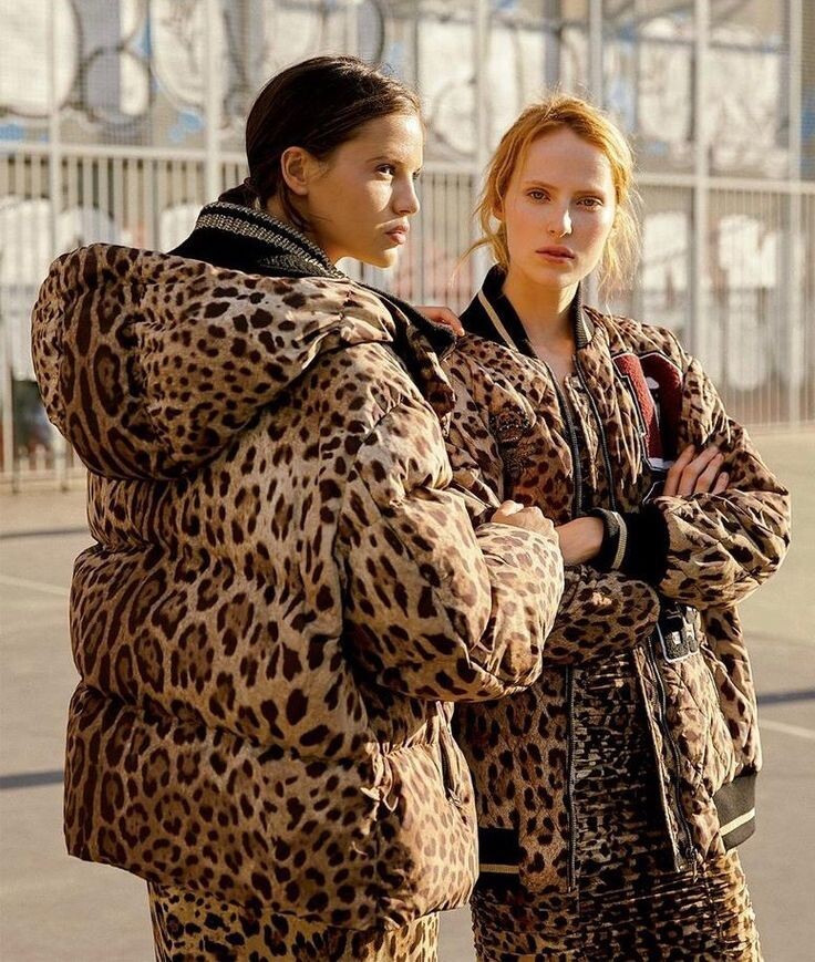 ФИШКА В СТИЛЕ Леопардовый пуховик 