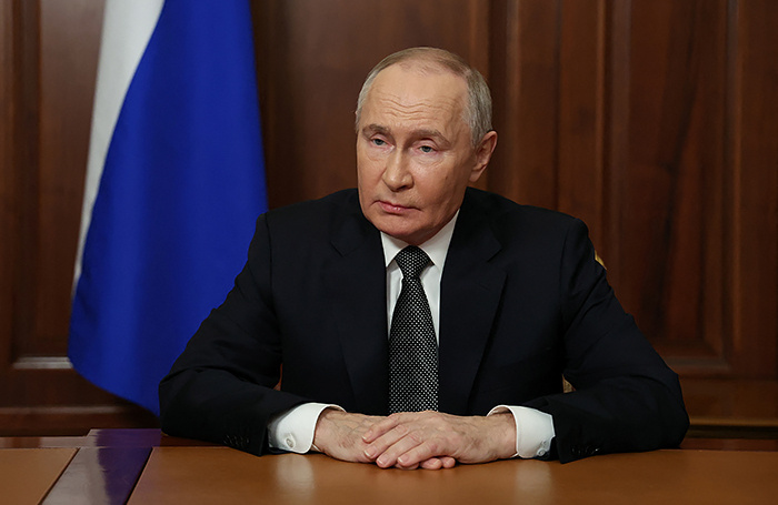    Президент РФ Владимир Путин.Sputnik/Vyacheslav Prokofyev/Reuters