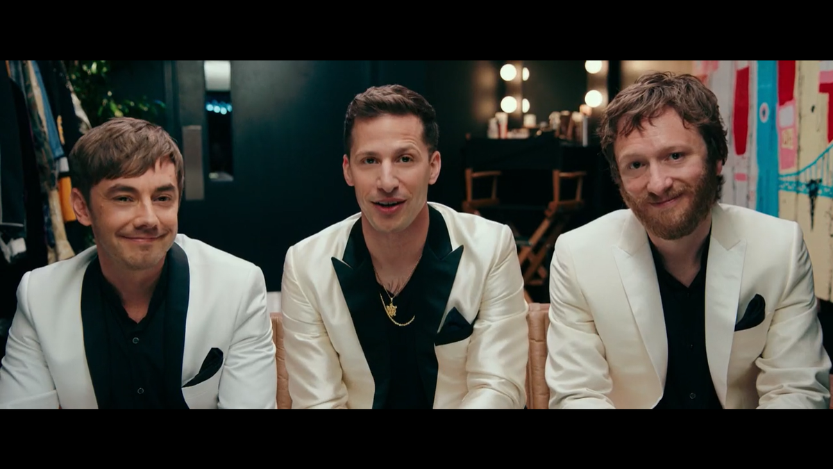 The Lonely Island. Кадр из фильма "Поп-звезда: Не переставай, не останавливайся"