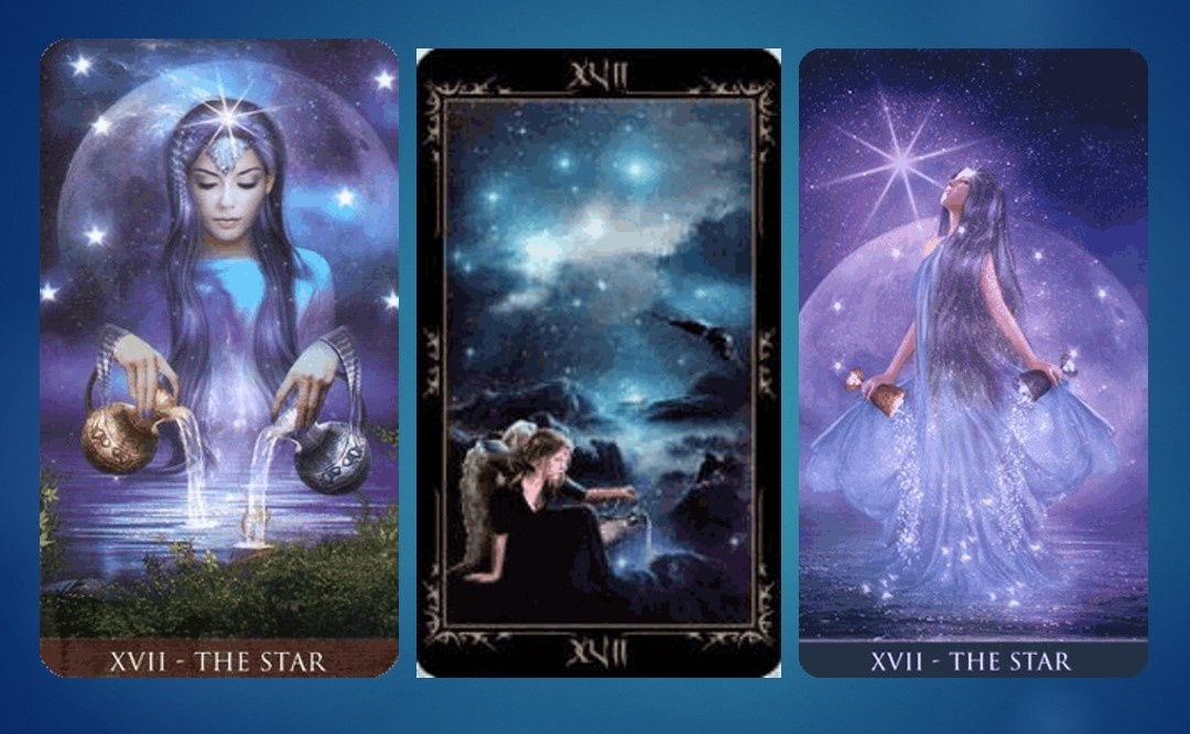 Аркан Звезда в разных колодах