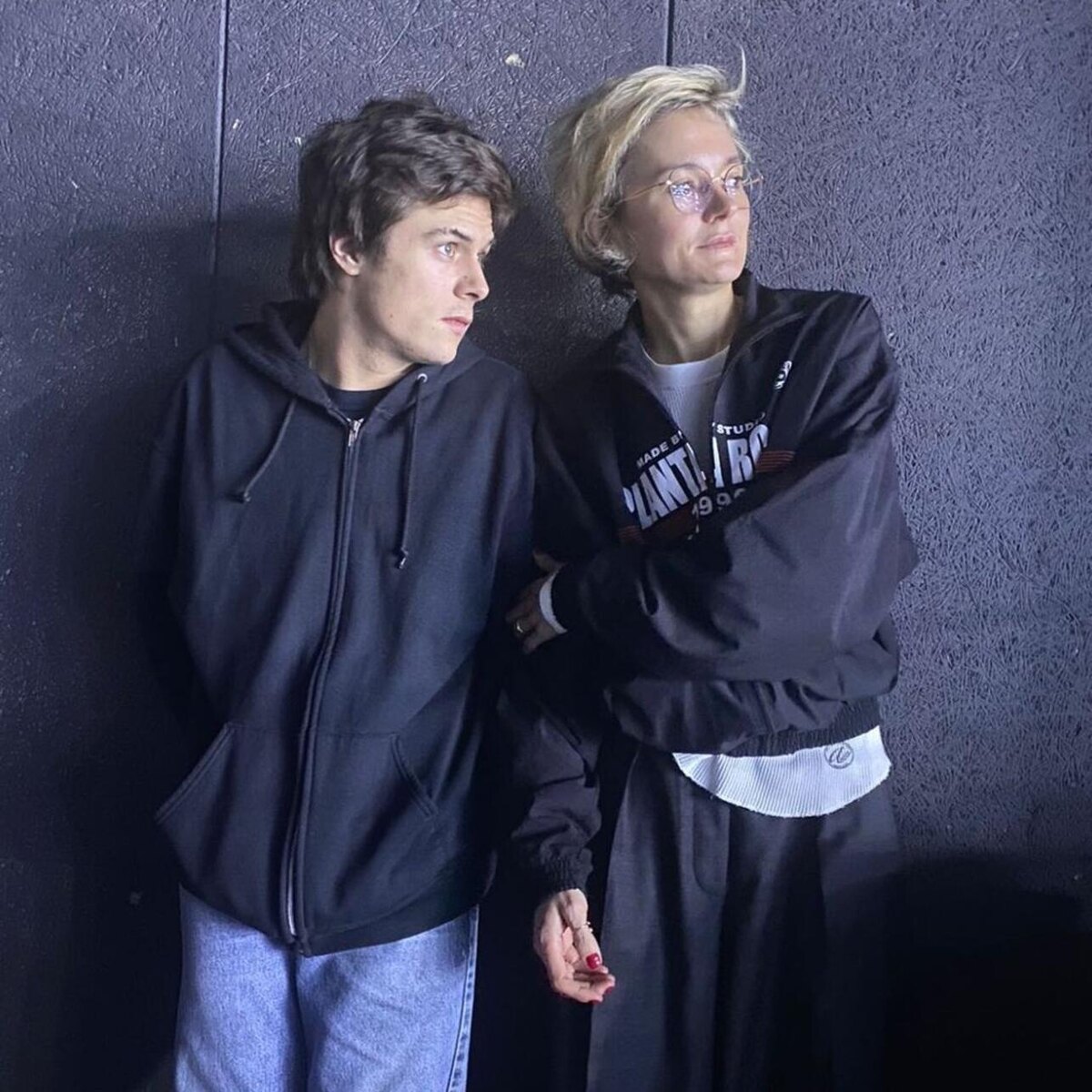    Надежда Михалкова с племянником Социальные сети