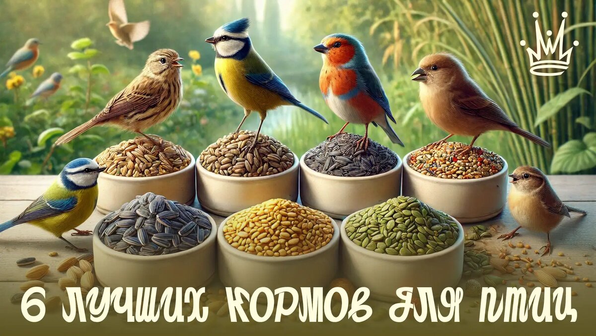 6 лучших кормов для птиц
