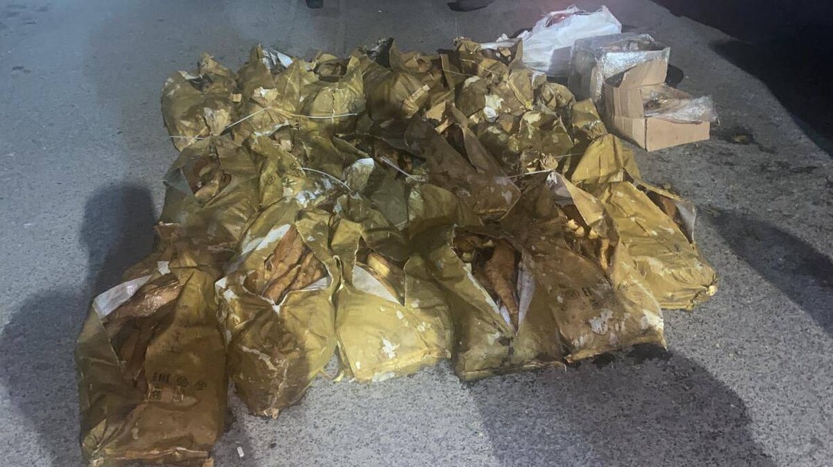 Полицейские изъяли у браконьеров приготовленные к продаже части двух амурских осетров.