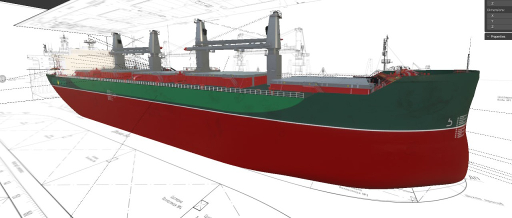 Балкер проекта 16040 / Фото: ФГУП "Государственный Крыловский научный центр"  📷
