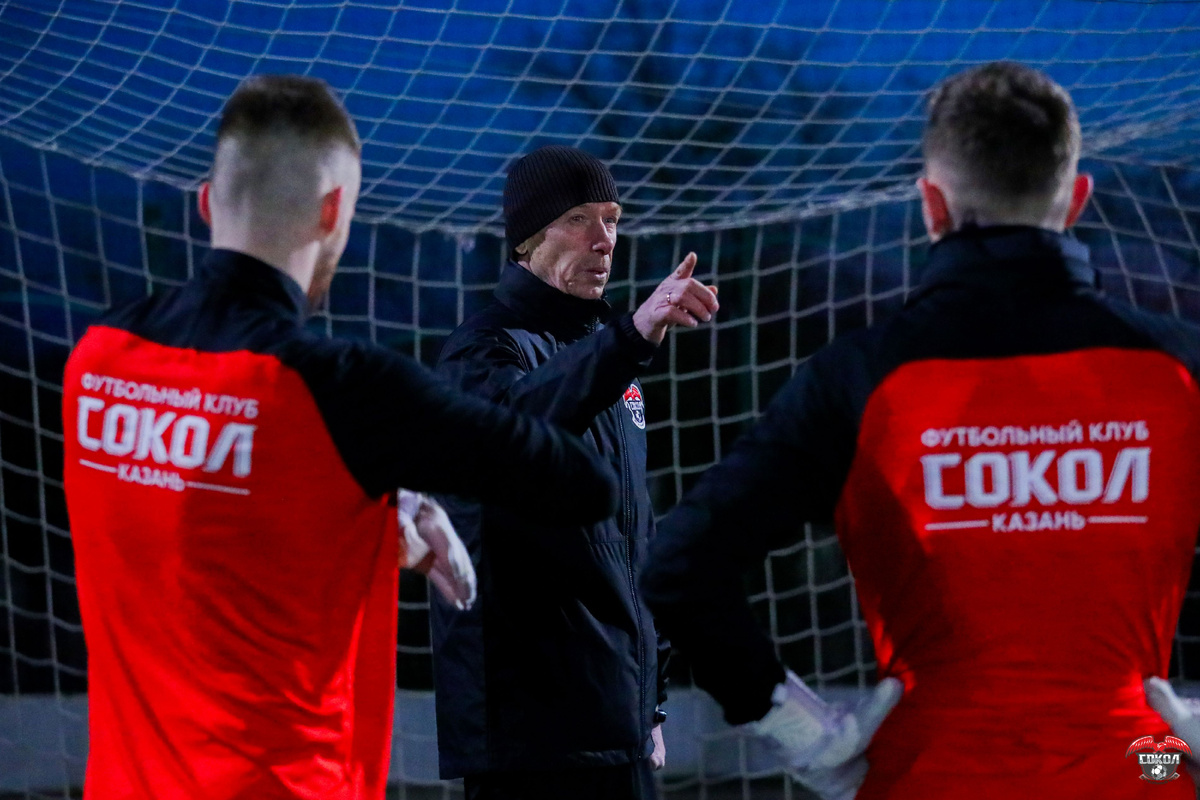 Тренер вратарей ФК «Сокол» Евгений Кранатов. Фото: Ралина Гайнуллина, ФК «Сокол»