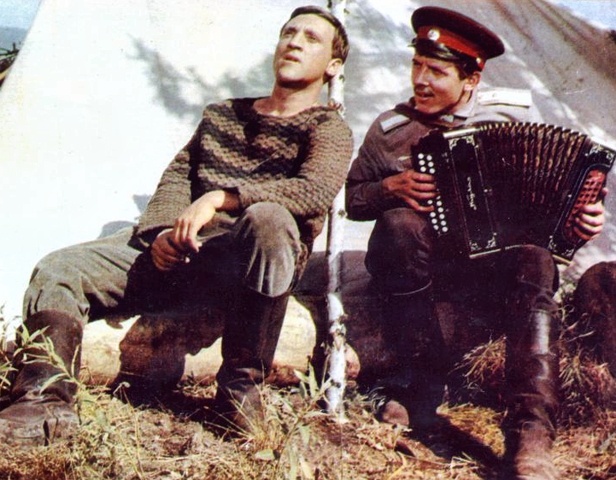 Кадр из фильма «Хозяин тайги», фотооткрытка