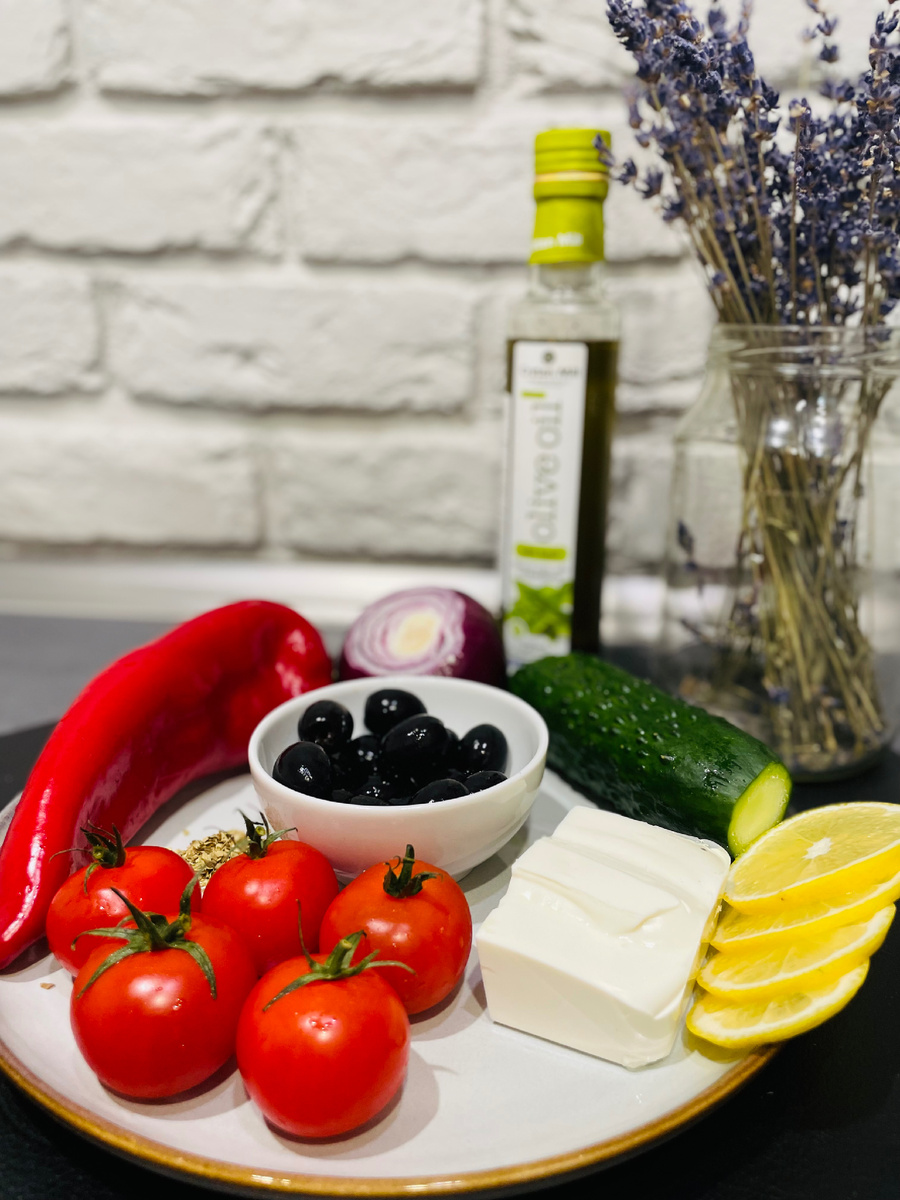 Главный секрет салата- только спелые овощи! 