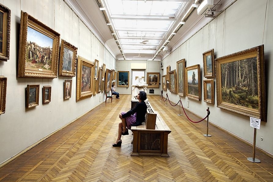 Киевская картинная галерея: Зал русского искусства второй половина XIX века. Фото: zagranitsa