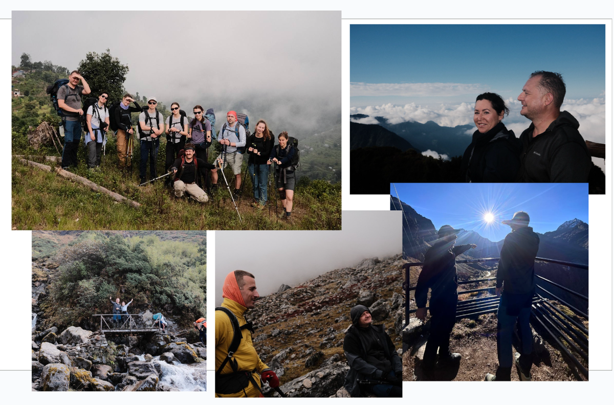 Наша группа, гиды, портеры, и замечательные, непередаваемые фото, виды