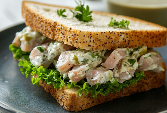    Самый вкусный бутерброд на праздничный стол: с селедкой под горчичным соусом