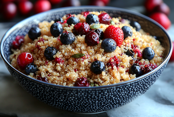    Вкусный завтрак, ягодная каша